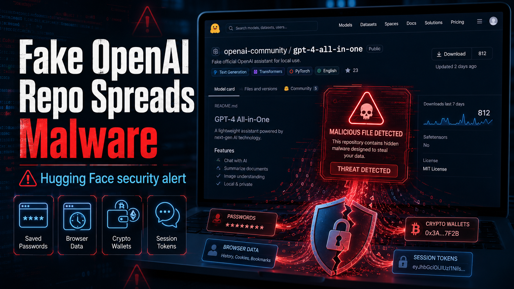 Fake OpenAI Hugging Face Repo Spreads Malware