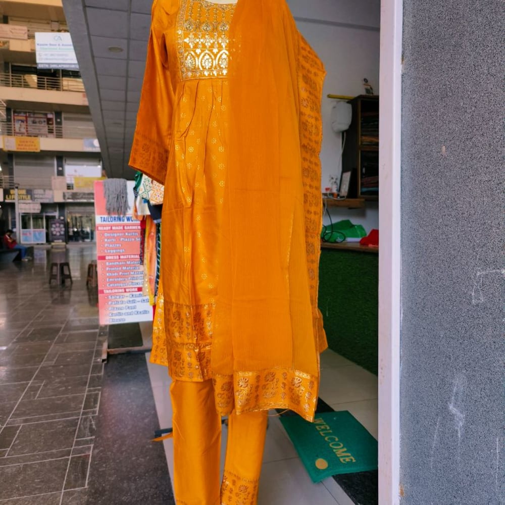 Pant set with dupatta 