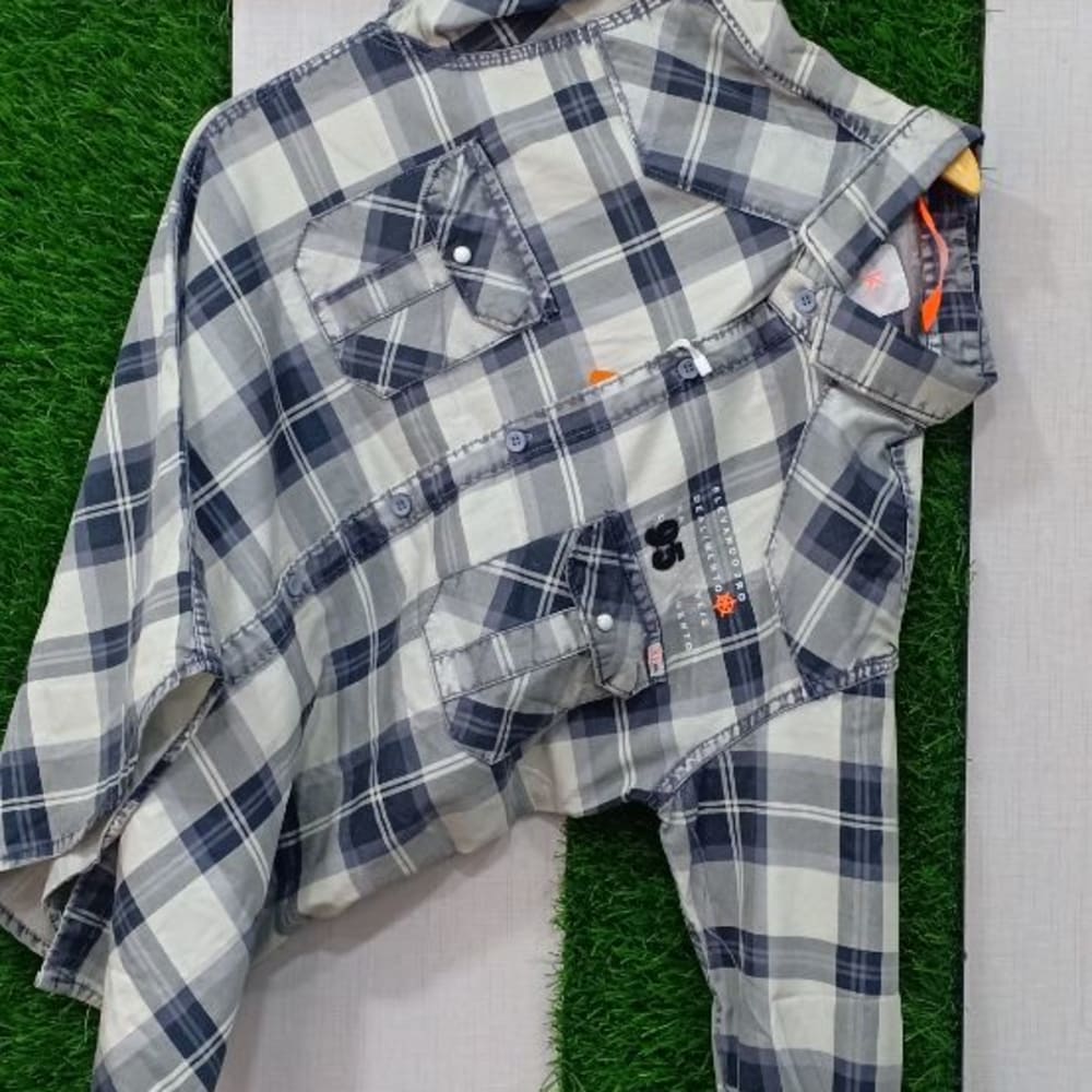 Denim chexs shirt 