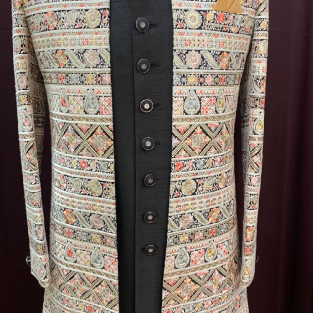 New black indo western 