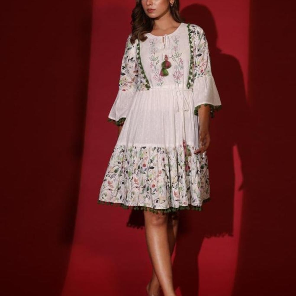 Maroon Light Green Lehenga