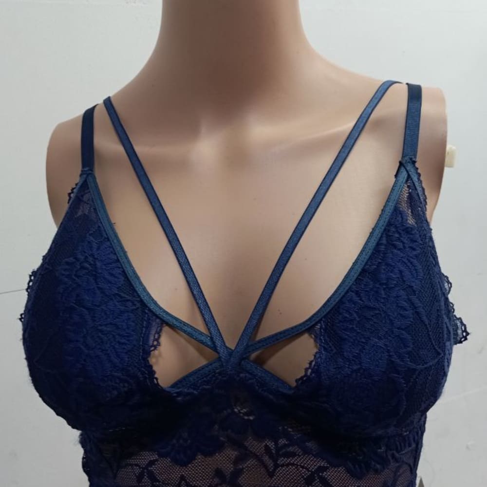 Navy Blue net bra