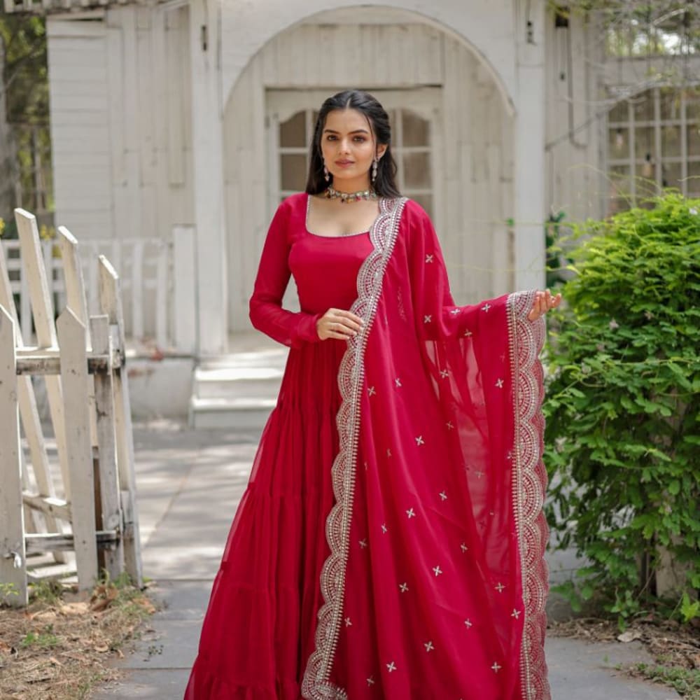 Maroon Lehenga