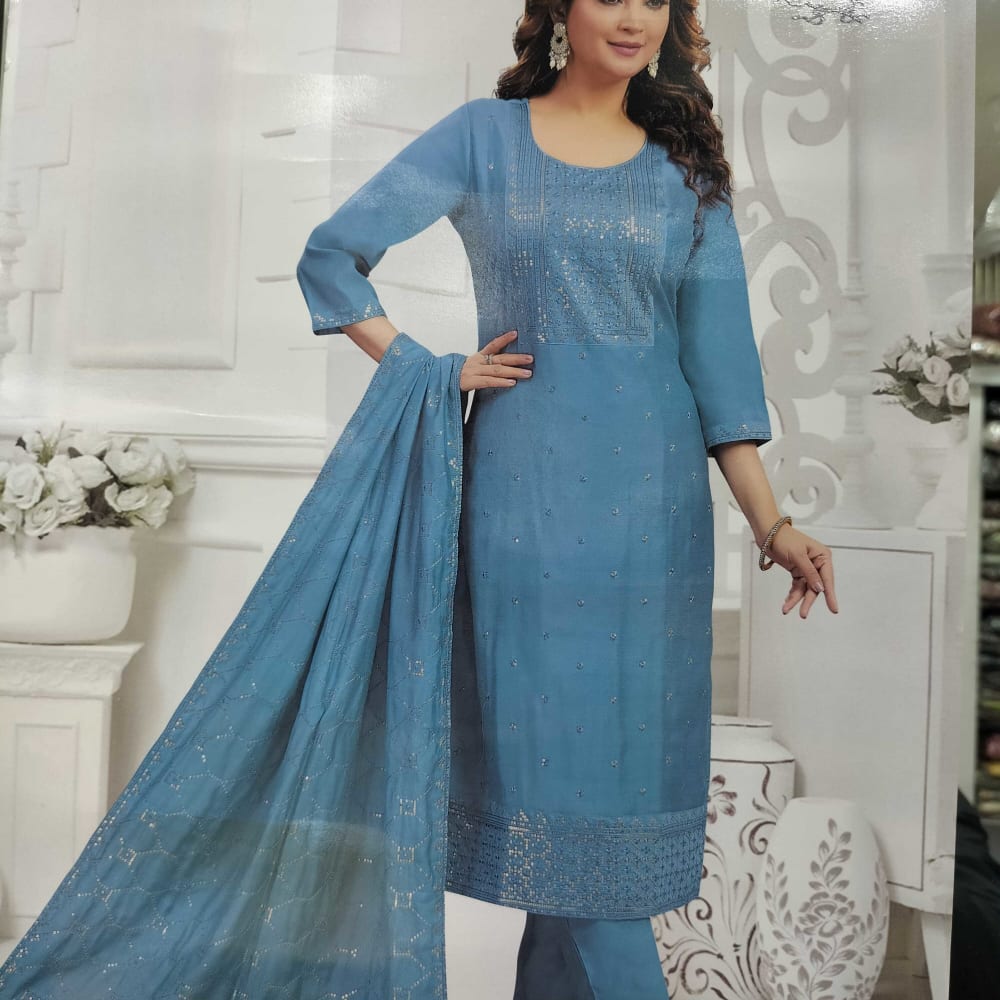Light Blue Salwar Suite