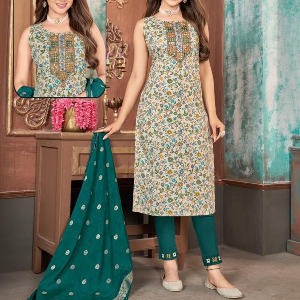 Light Green Salwar Suite