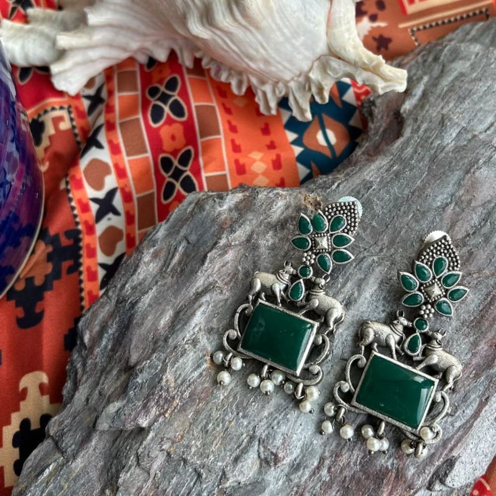 Blue Light Green Salwar Suite