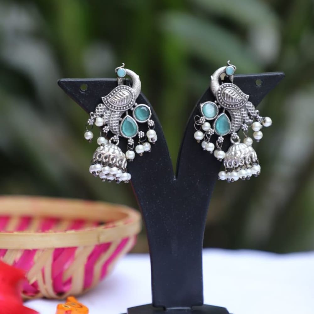 Earrings monalisha stone handmade 