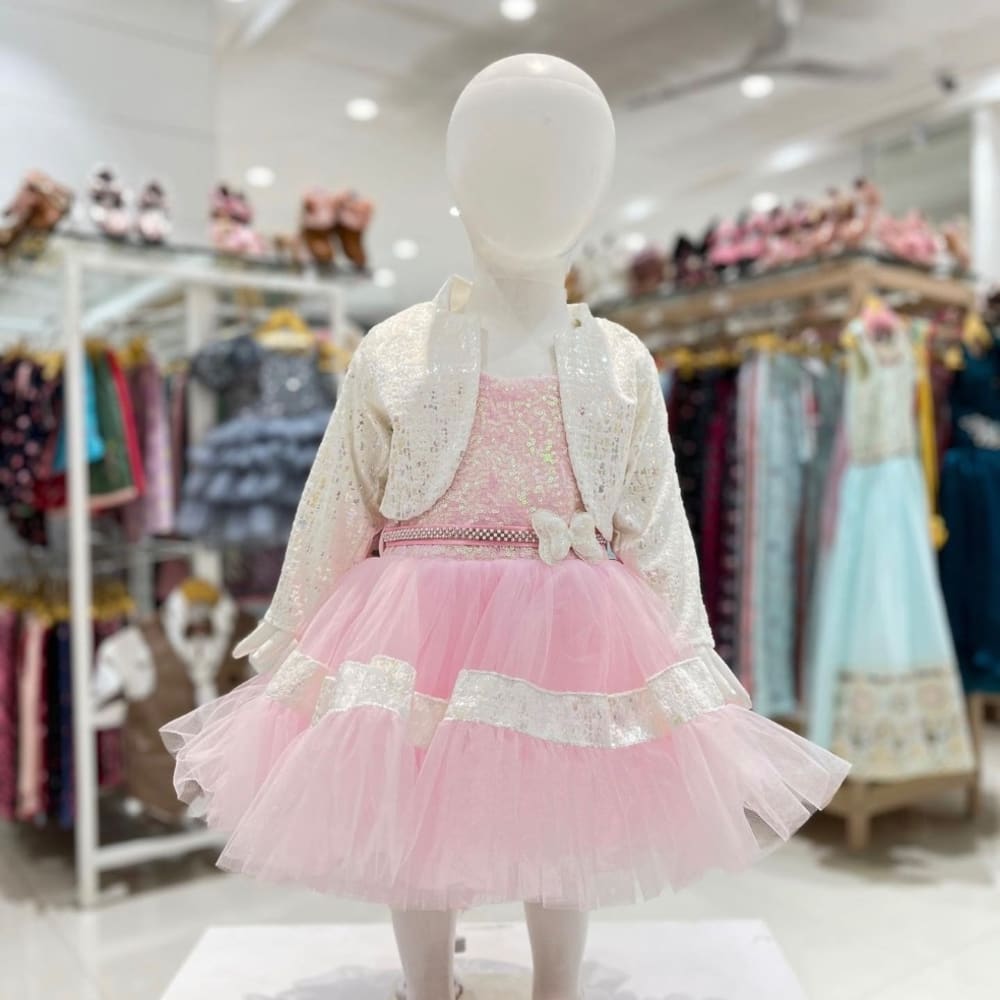 Party wear two piece frock 