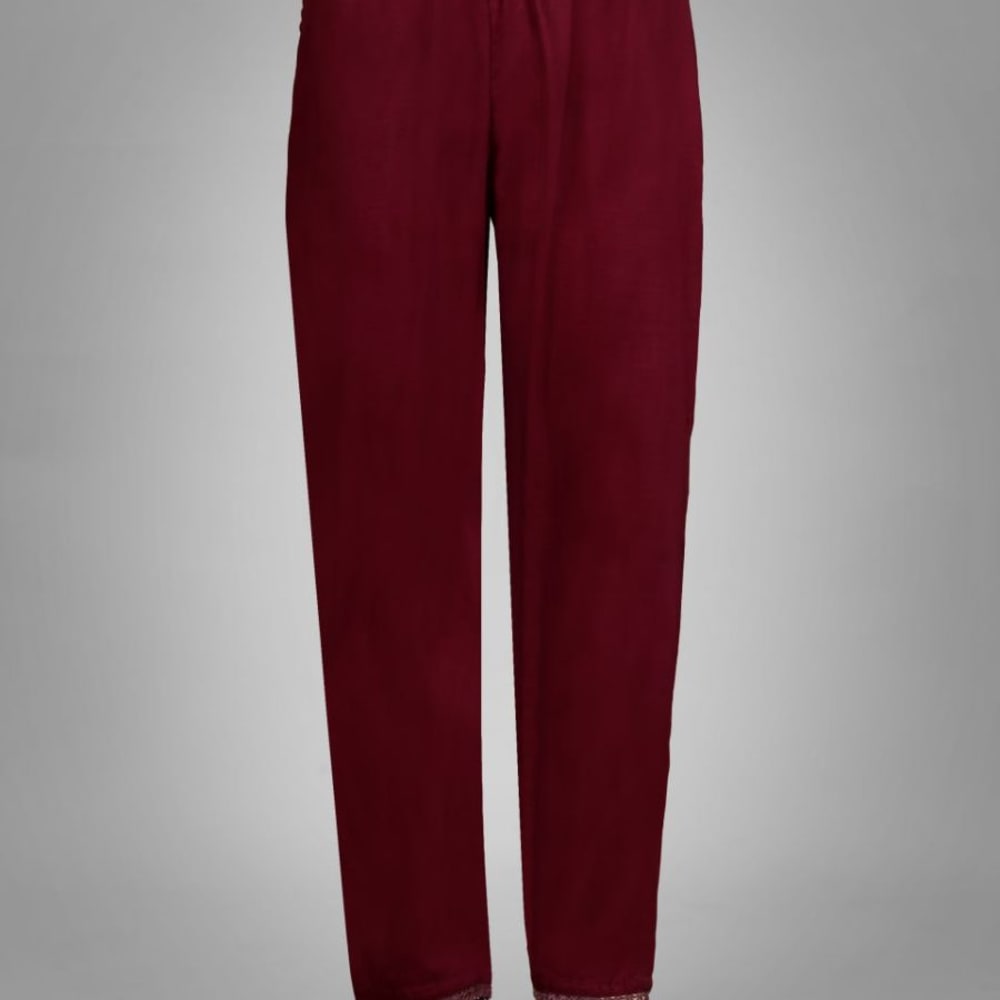 Maroon Salwar Suite kurti 3