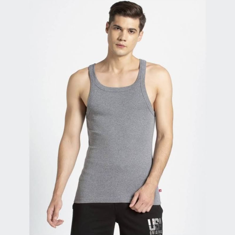 Light Grey colour Sando stretchable fabric