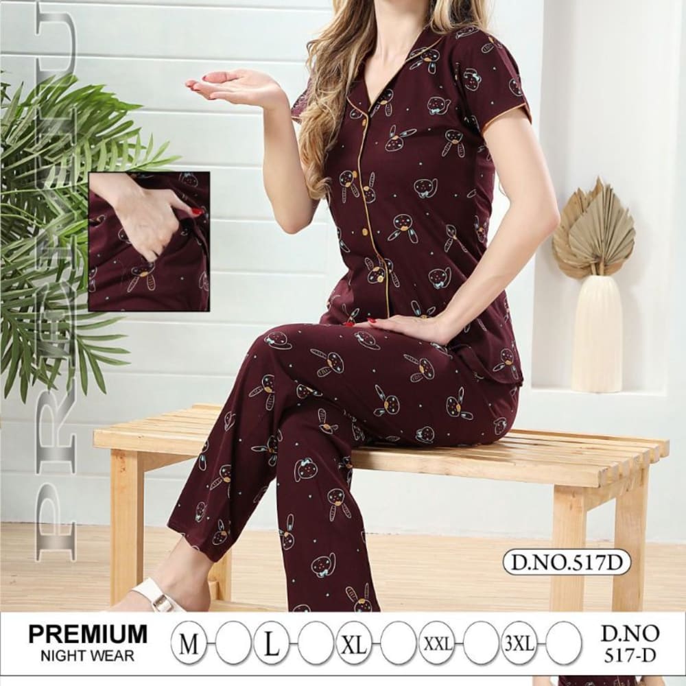 Front Open Night suits 