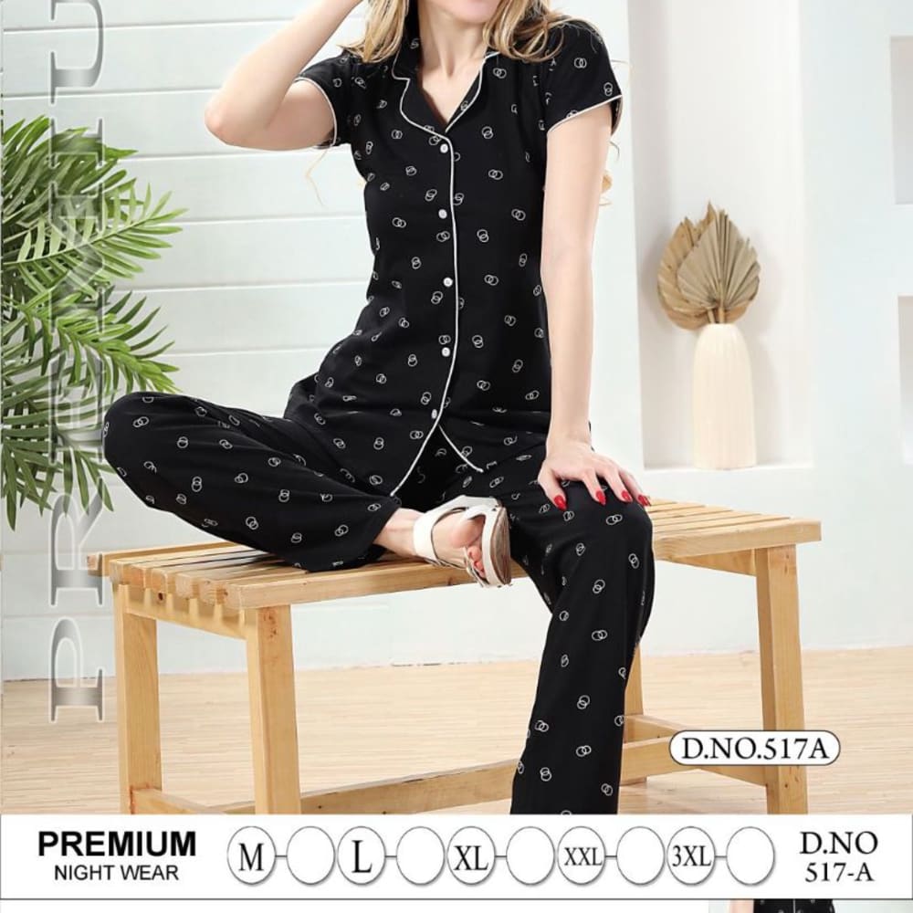 Front Open Night Suits 