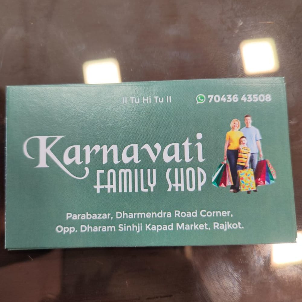 Karnavati family shop  logo