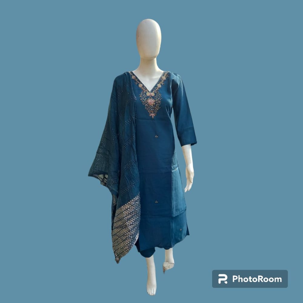 Navy Blue Salwar Suite