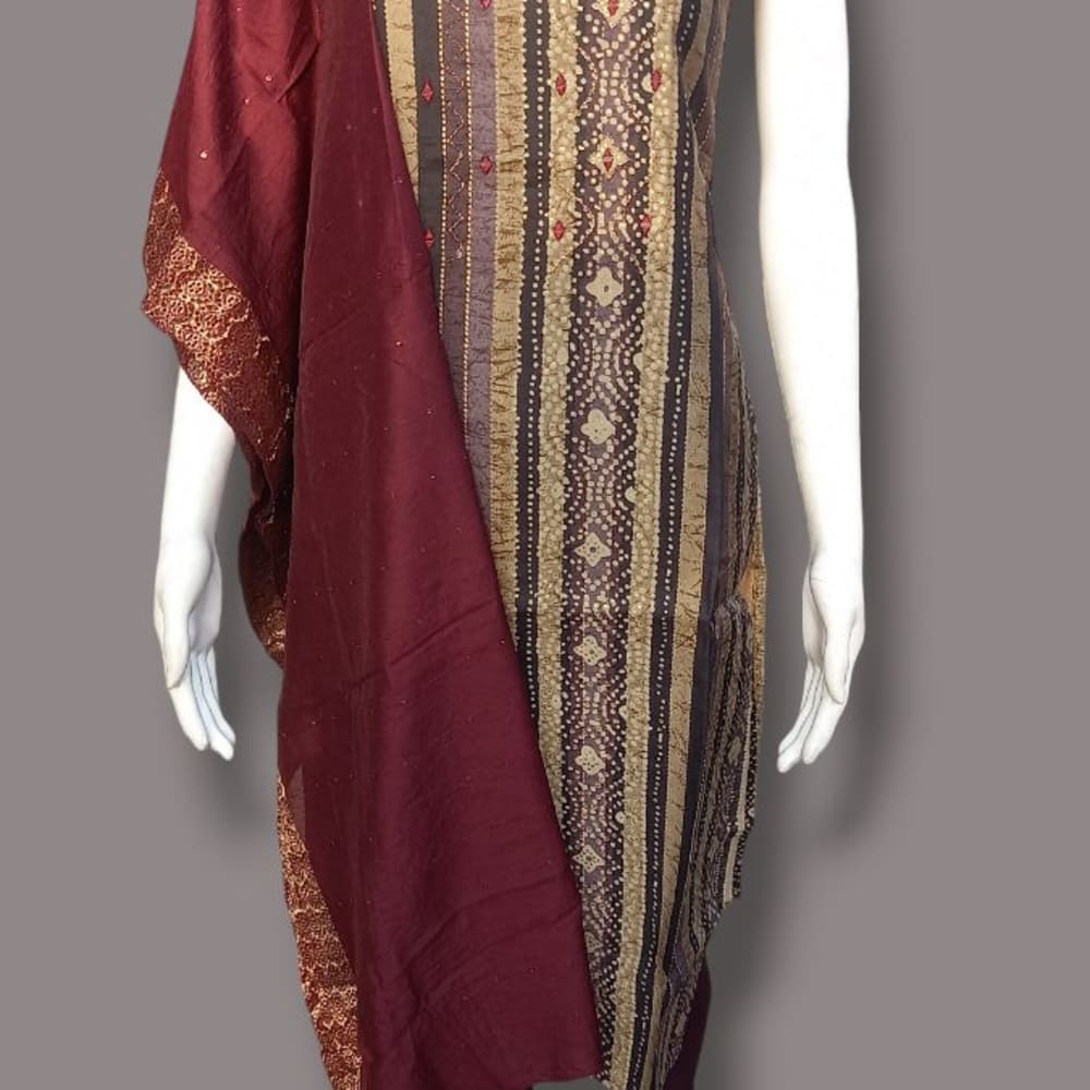 Maroon Salwar Suite
