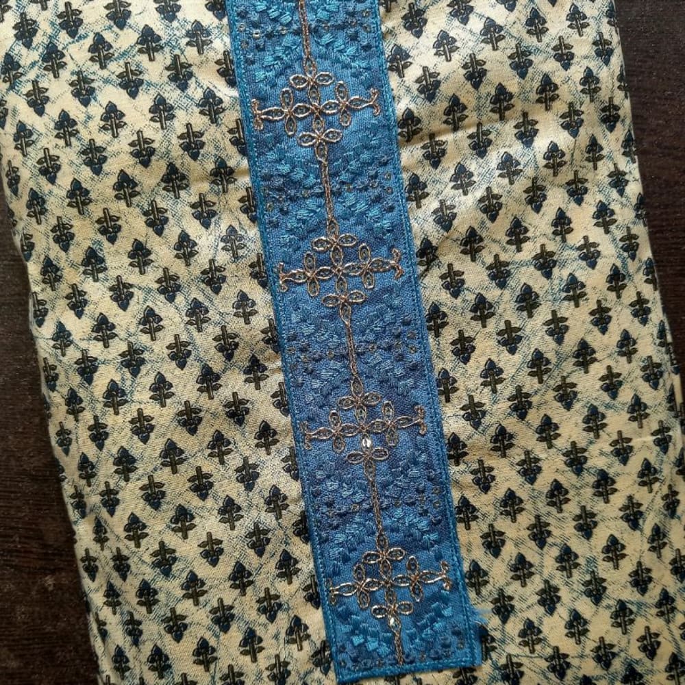 Blue Light dress matirial 