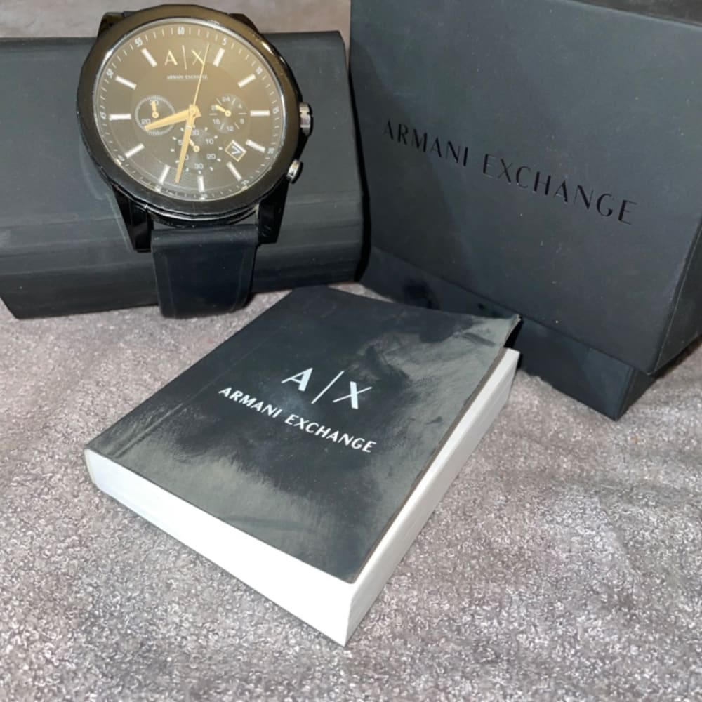 Original Armani exchange A/X watch black color