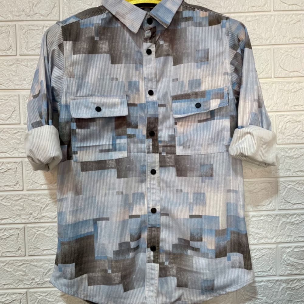 Printed cordroad shirt