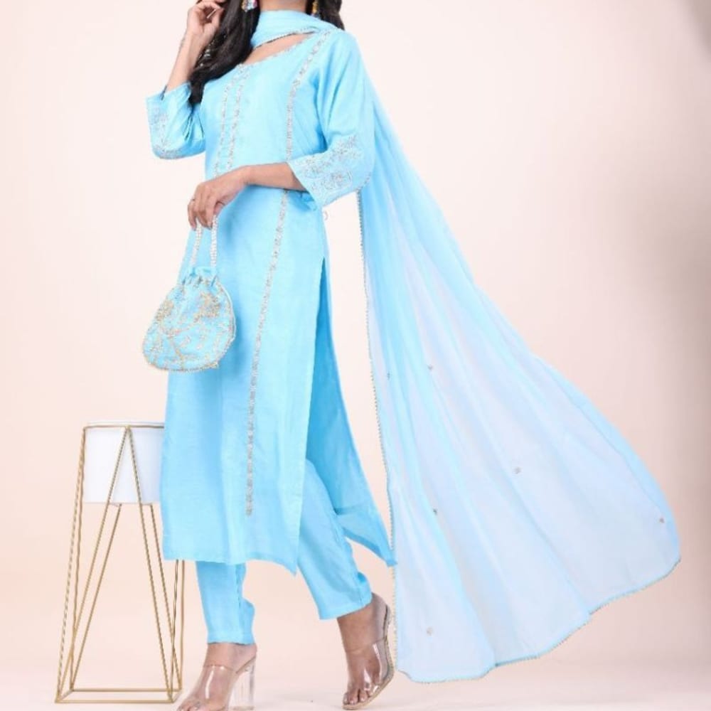 Light Blue Salwar Suite