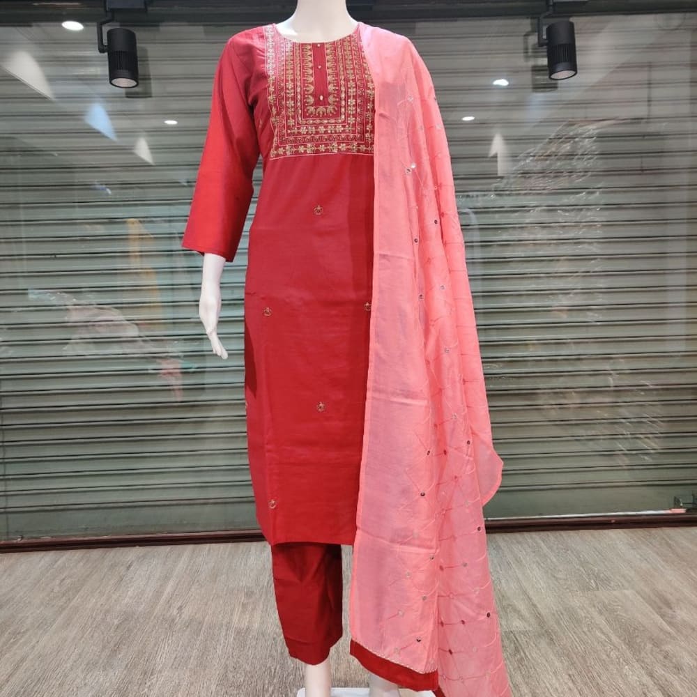 Maroon Salwar Suite