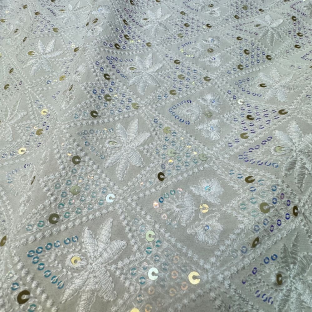 Embroidery On Visscose Goregett 2