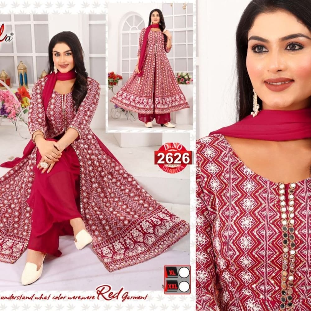 Maroon Salwar Suite