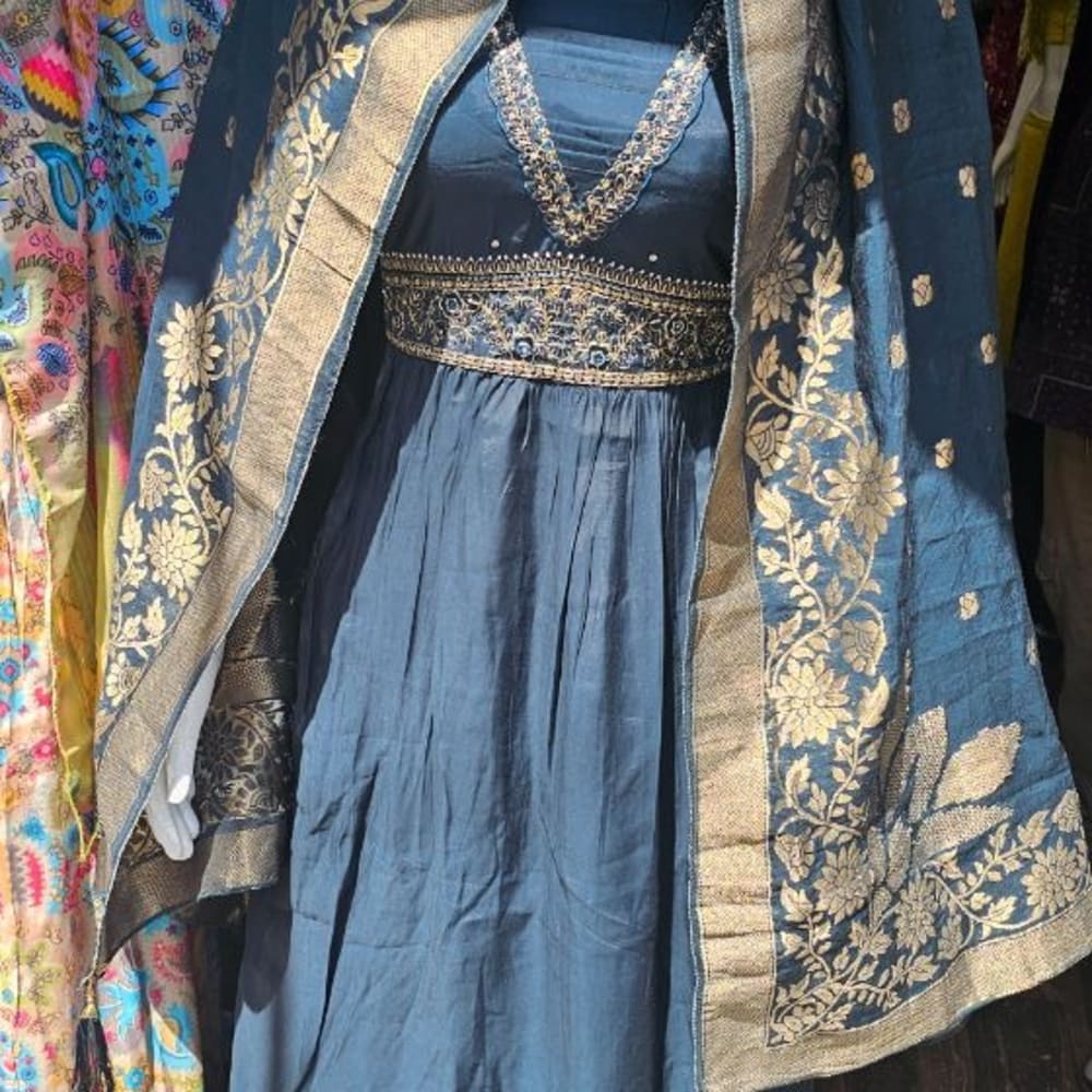 Navy Blue Salwar Suite