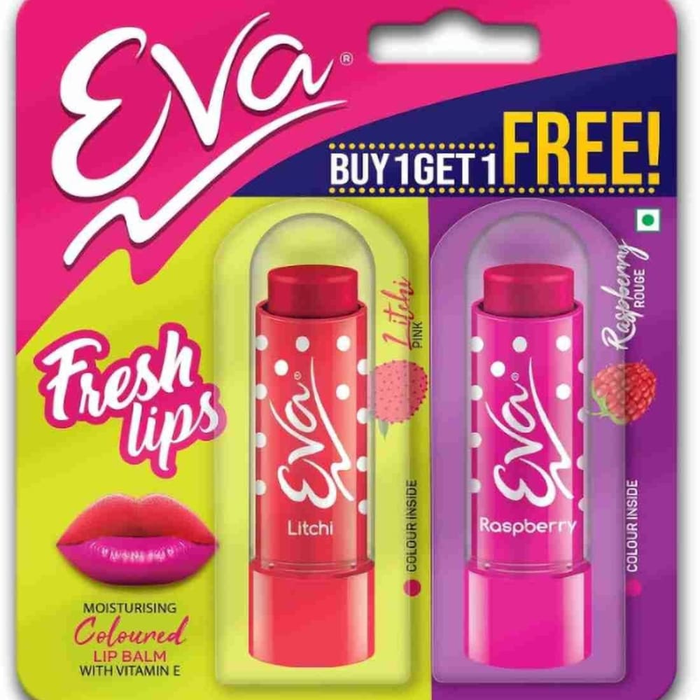 Eva lip balm buy 1 get 1 free
