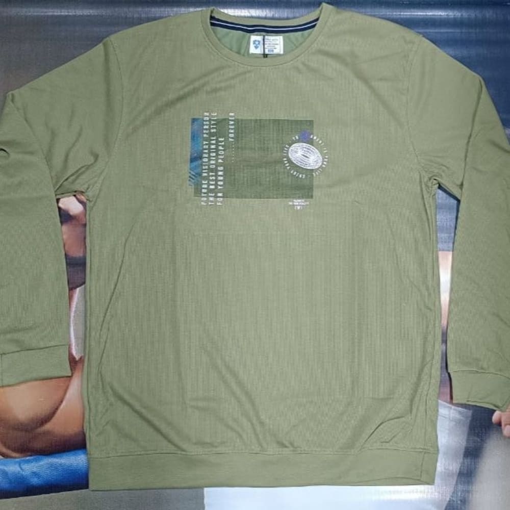 T.SHIRT ROUND NECK FUL SLEEVE BIG SIZE 3XL 4XL  4