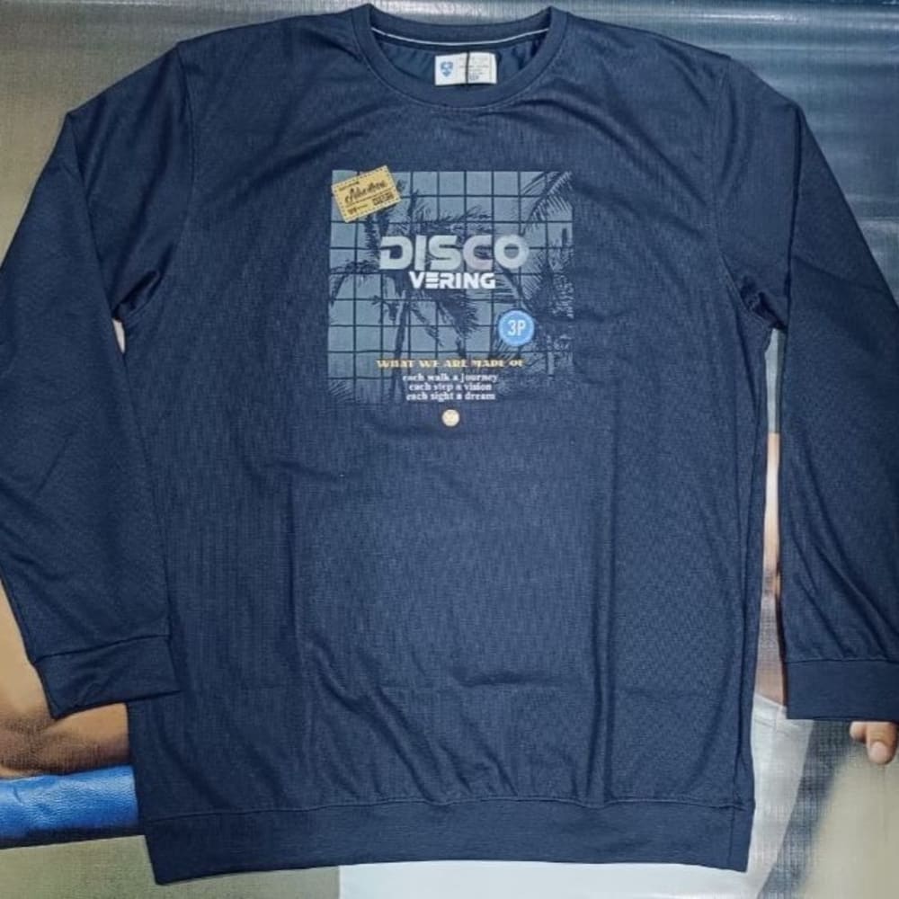  T.SHIRT ROUND NECK FUL SLEEVE BIG SIZE 3XL 4XL  5