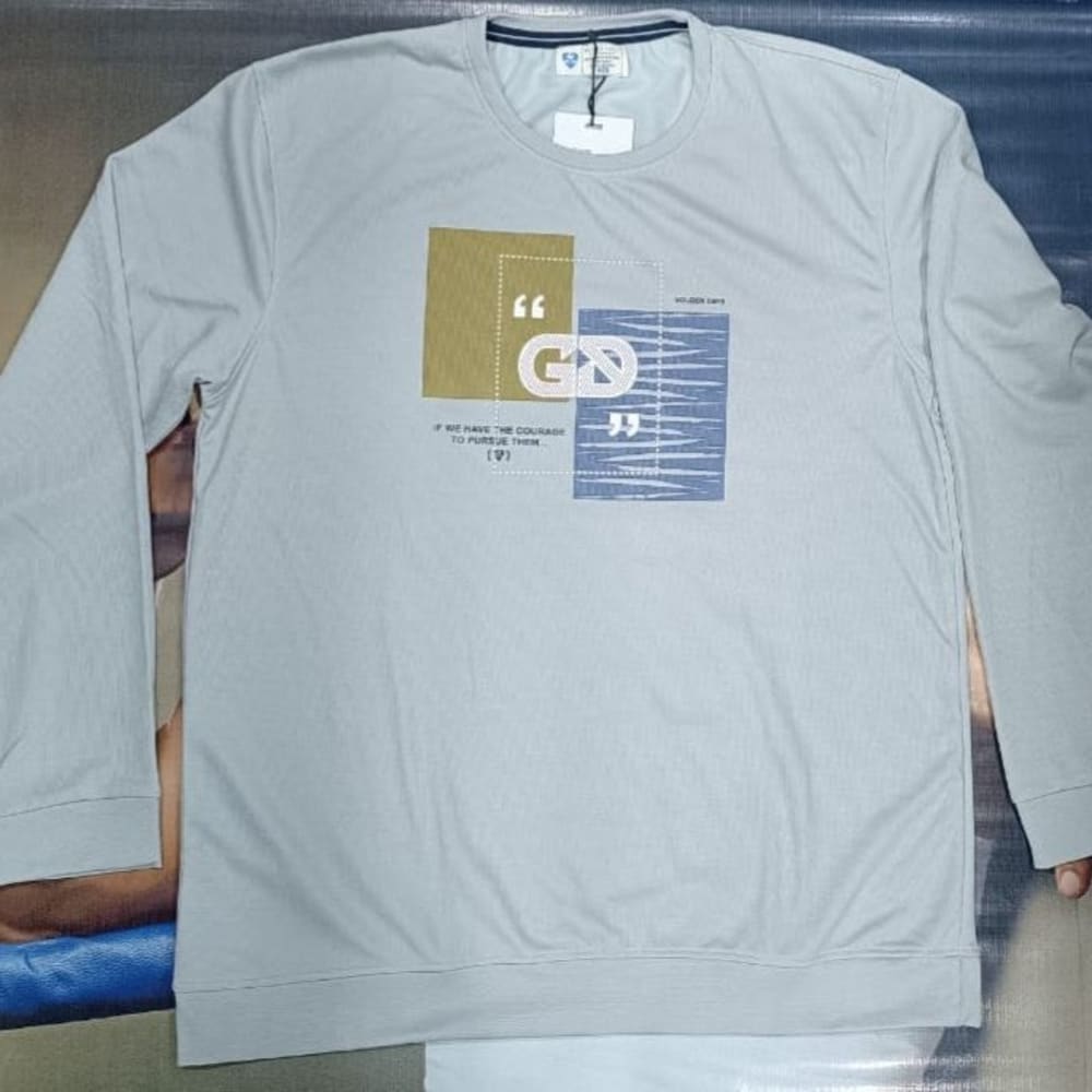  T.SHIRT ROUND NECK FUL SLEEVE BIG SIZE 3XL 4XL  6