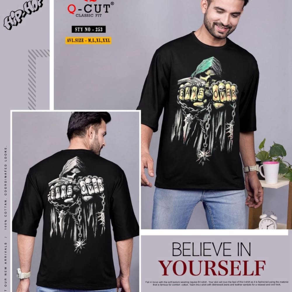 Down' shoulder t shirt 