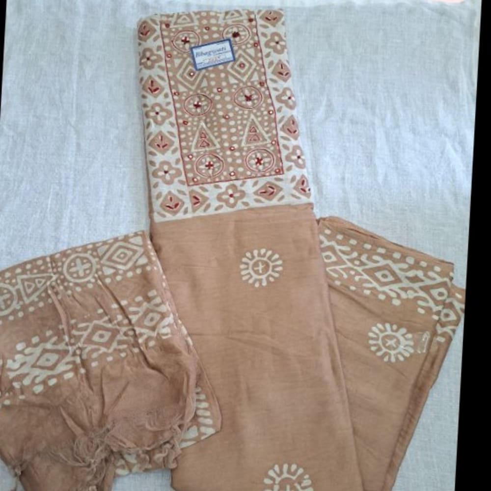 Cotton silk Dress materials 