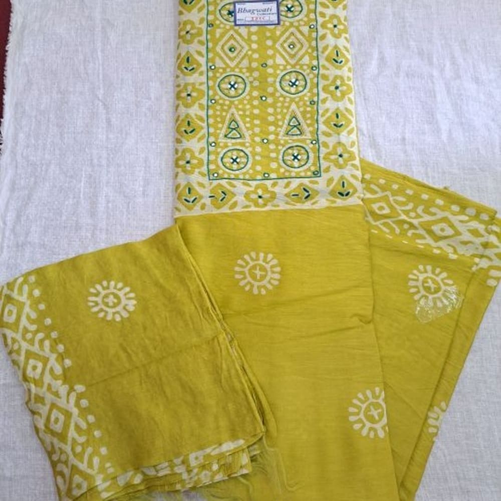 Cotton silk Dress materials 