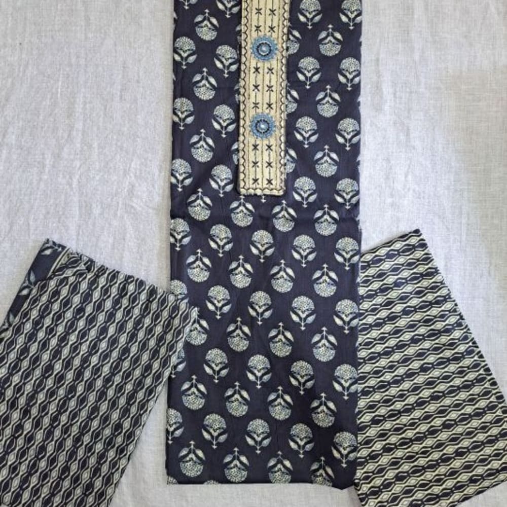 Jaipuri print cotton Dress materials 