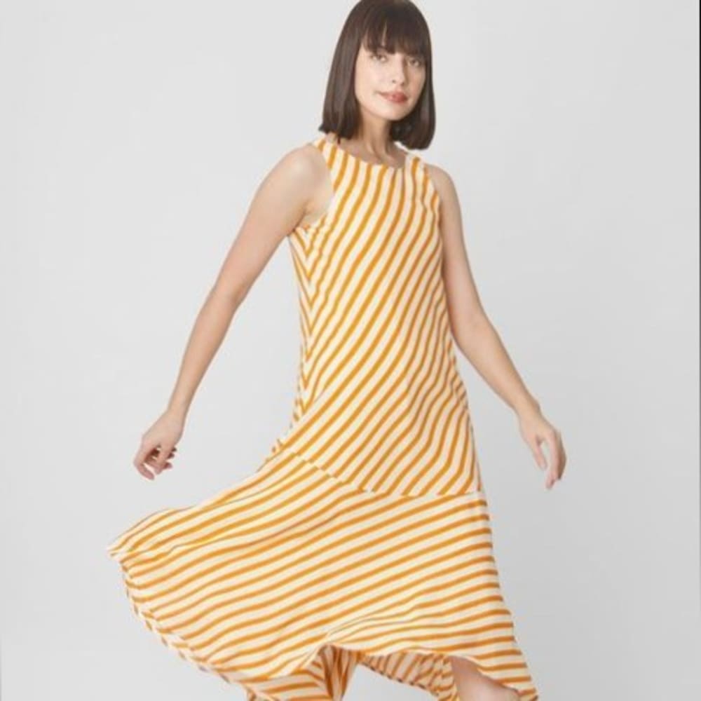 Vero Moda Snow White Striped Dress 3