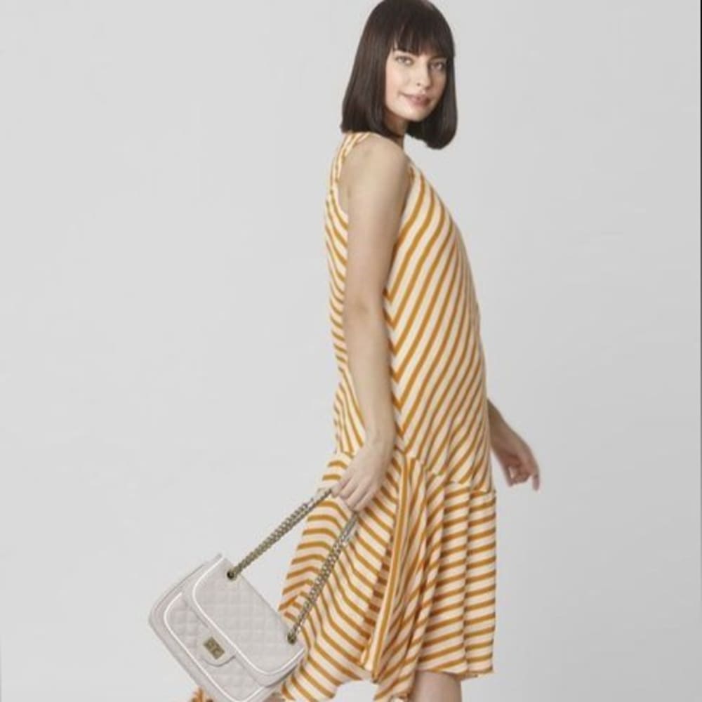 Vero Moda Snow White Striped Dress 4