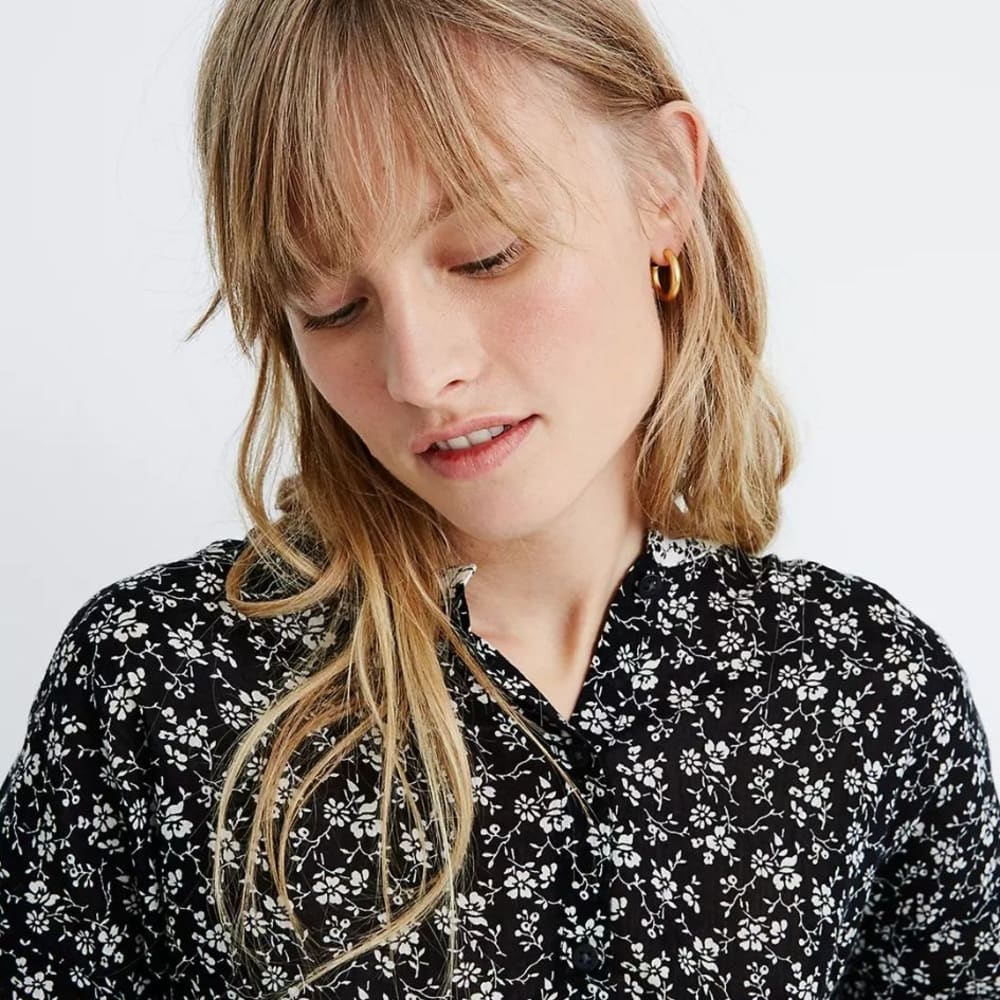Print-Mix Meadow Shirt in Branch Floral 3