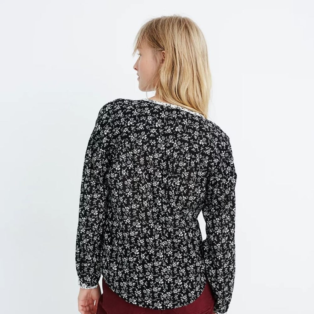 Print-Mix Meadow Shirt in Branch Floral 4