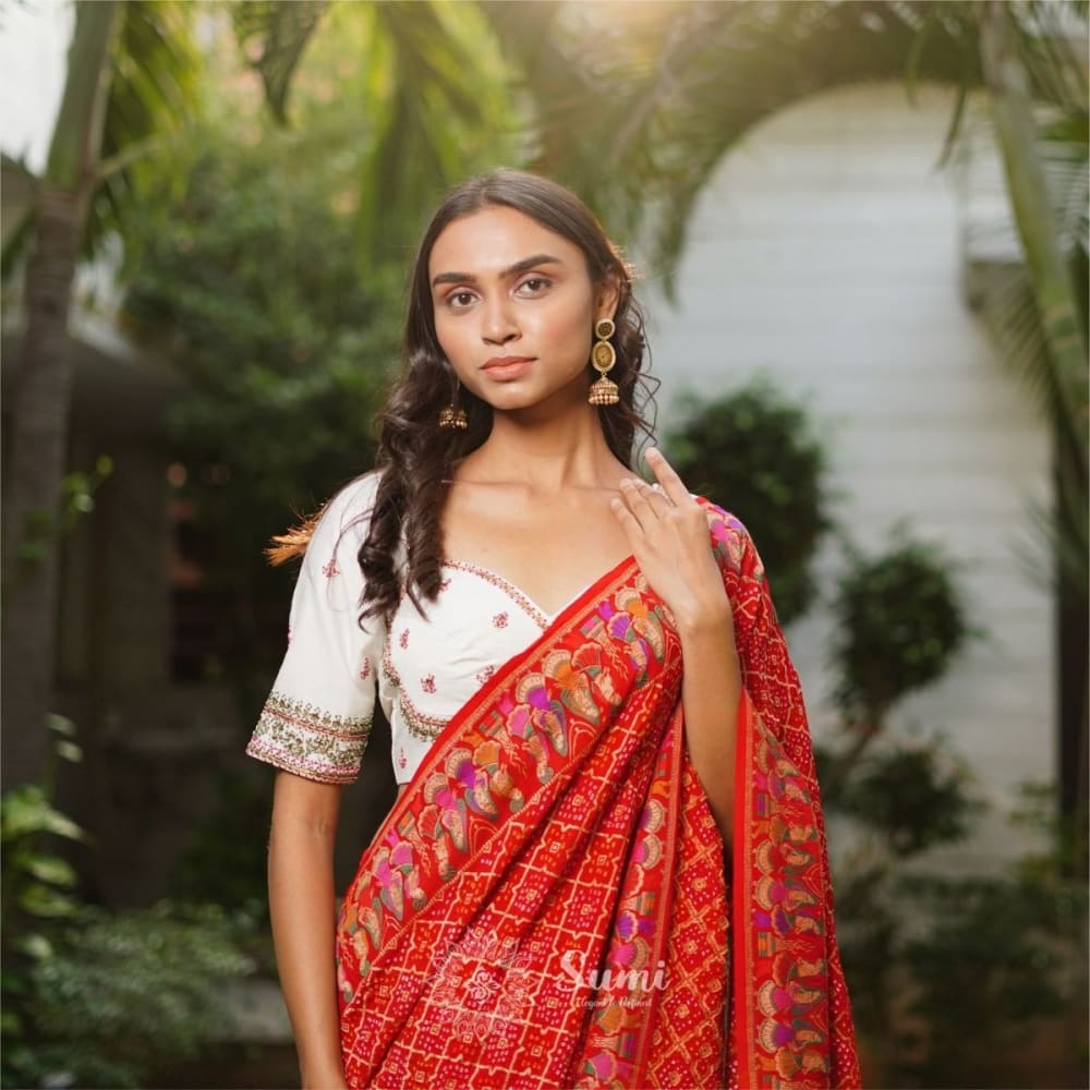 Red Saree