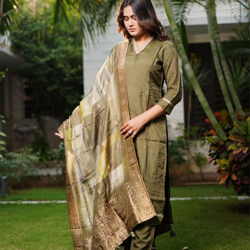 Light Green Salwar Suite