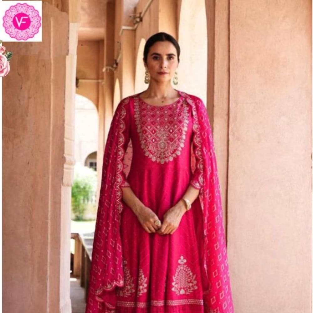 Maroon Salwar Suite
