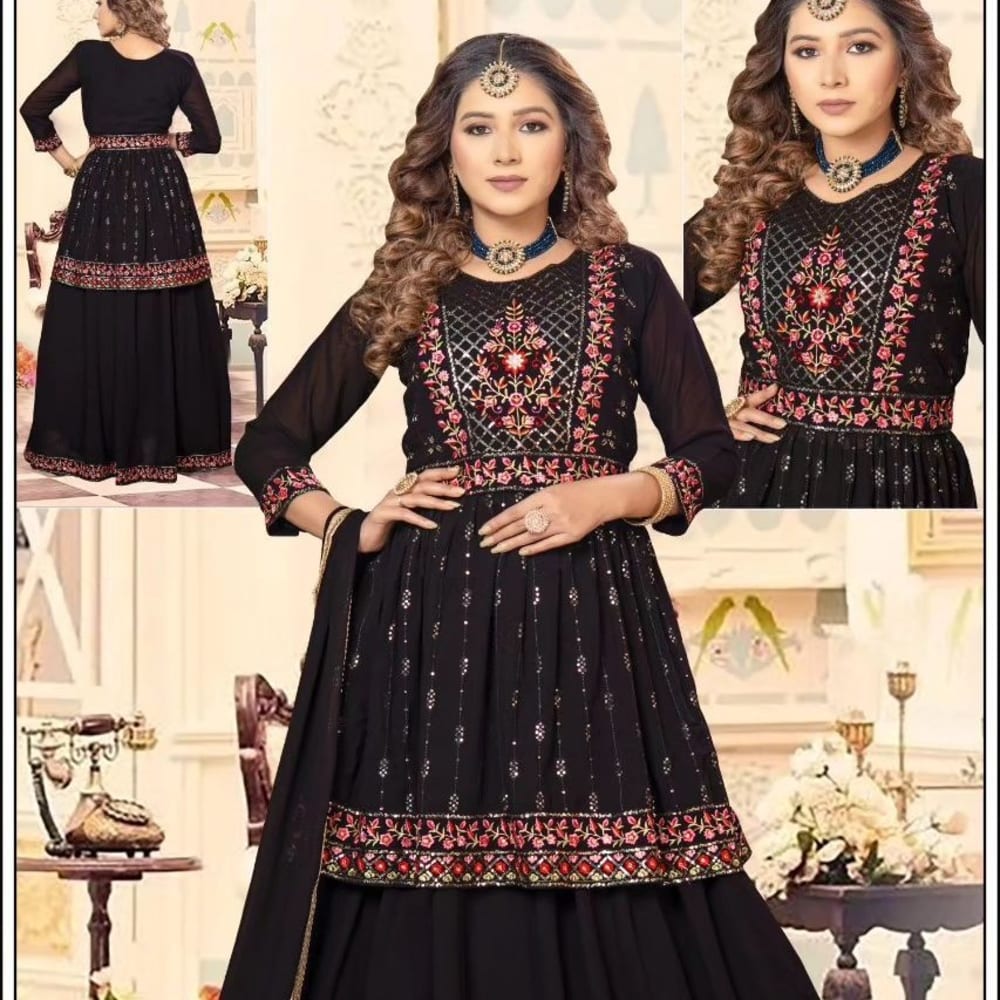Black Lehenga
