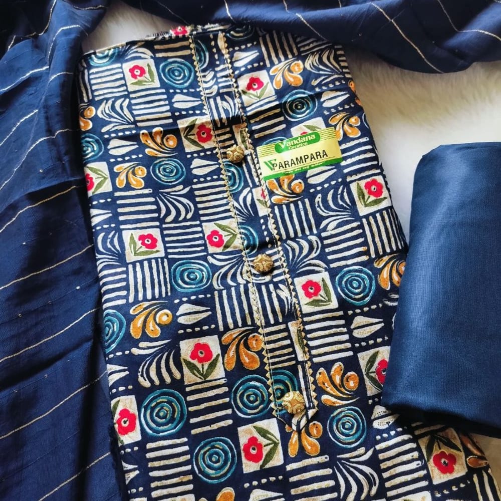 Navy Blue Badhani  2