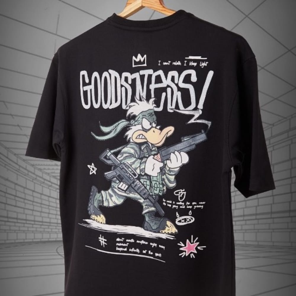 Down Shoulder T shirt 