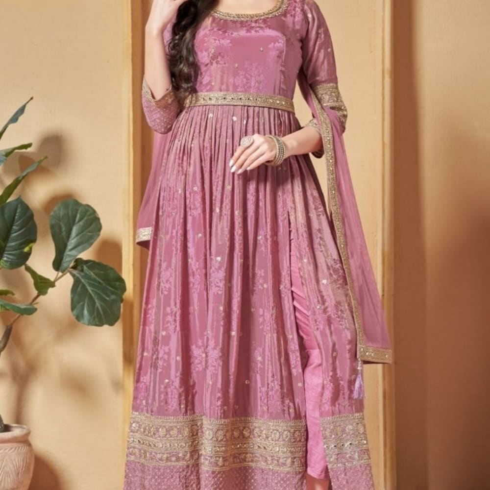 Magenta Salwar Suite