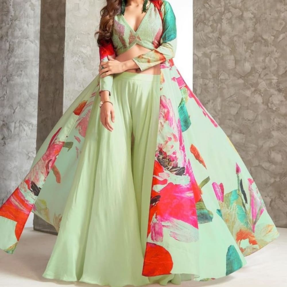 Light Green Lehenga