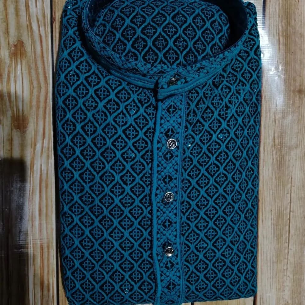Navy Blue Kurta