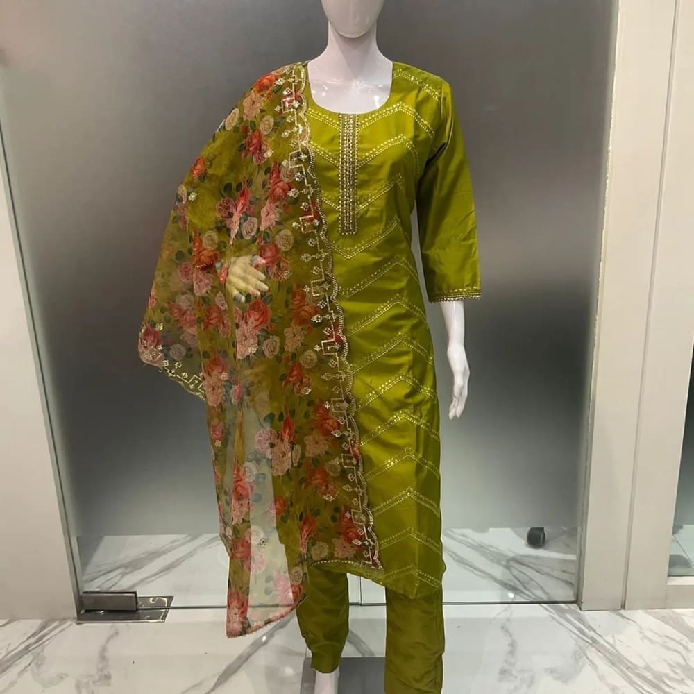 Light Green Salwar Suite