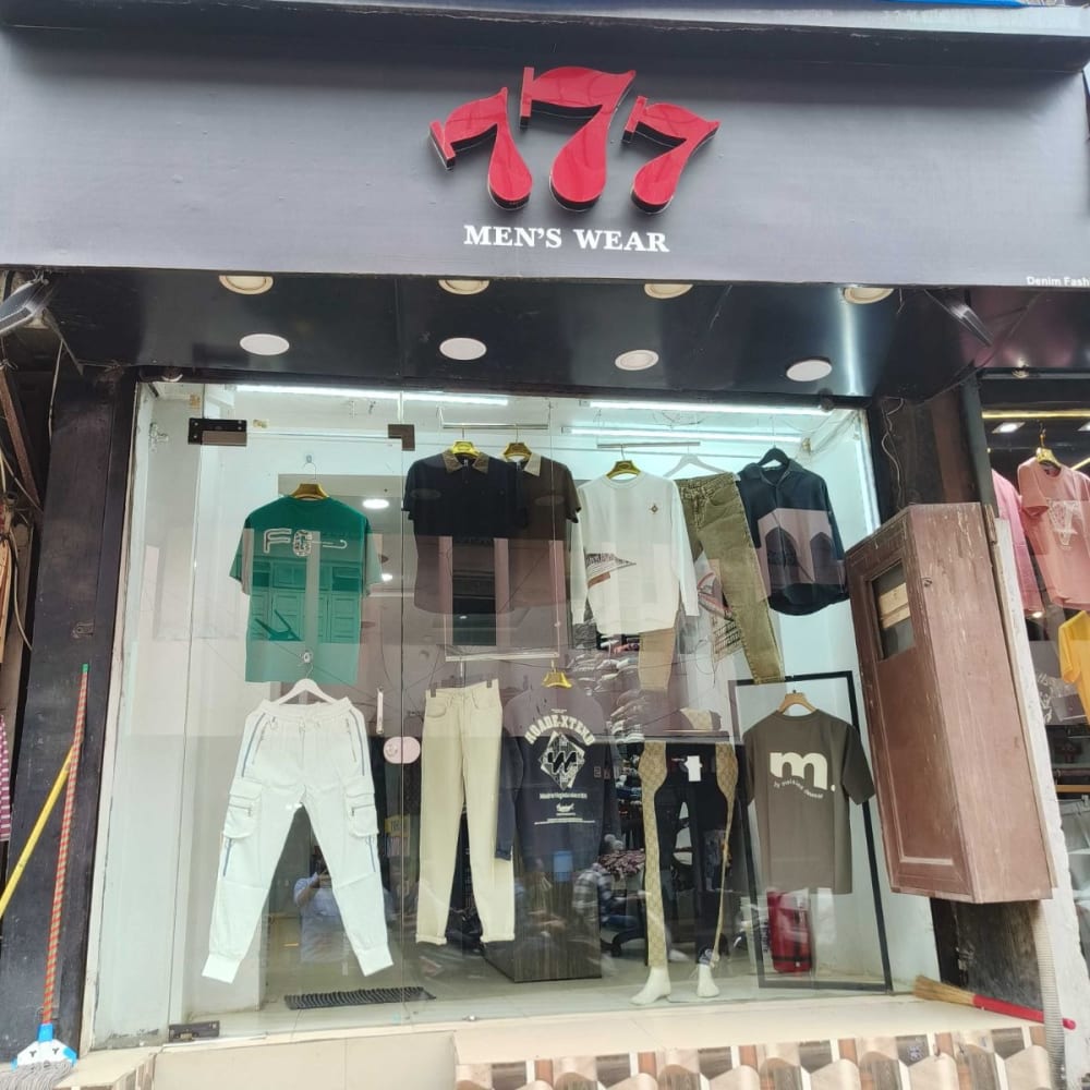 777 mens wear  logo